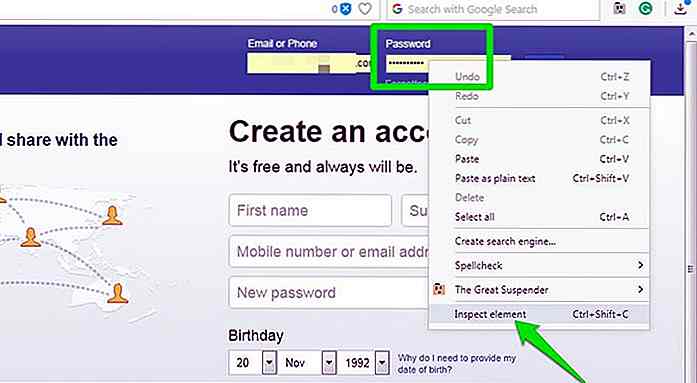 Come rivelare le password (asterischi) nei browser