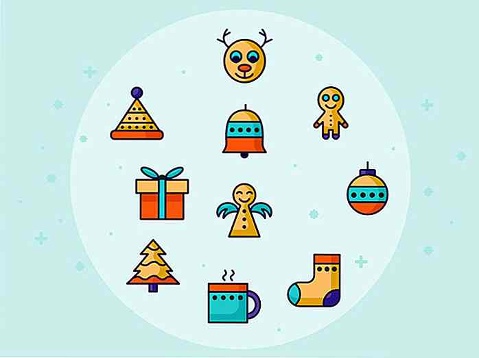 Icônes de Noël - 25 Freebies pour embellir votre conception