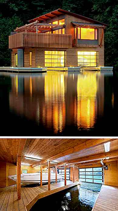 20 hermosas casas en el lago que te encantaría tener [PICS]