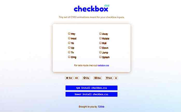 Diseña tus propios efectos de animación de Checkbox con Checkbox.css