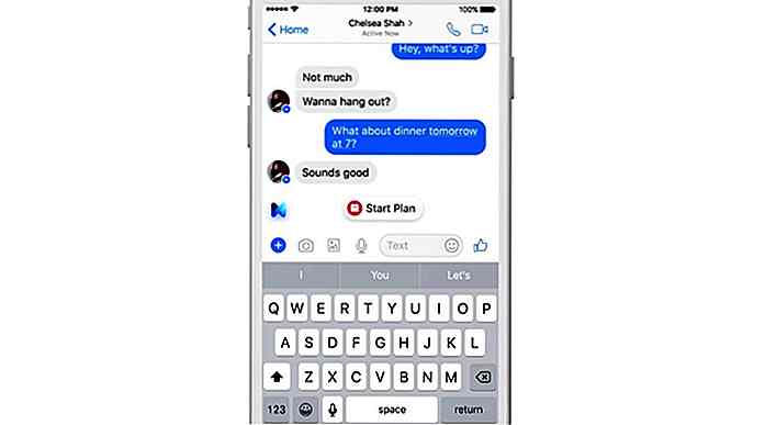 Facebook presenta un asistente de inteligencia artificial en su aplicación Messenger