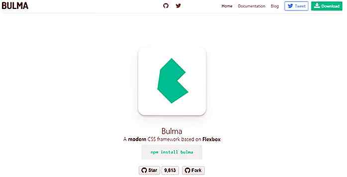 Bulma er den eneste Flexbox-Powered CSS Framework du trenger