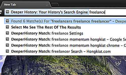 Effectuez une recherche dans votre historique Chrome avec une histoire plus profonde