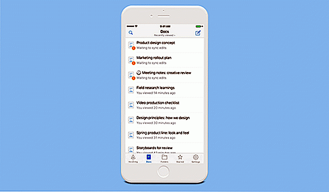 Numérisation de documents et 2 autres fonctions sont disponibles sur l'application mobile Dropbox