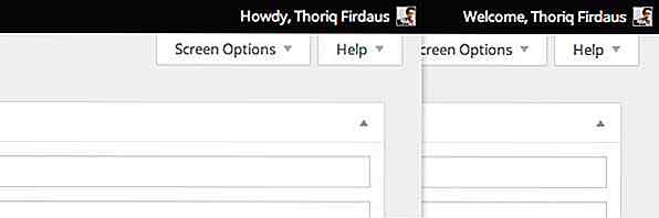 Cómo personalizar "Howdy" en la barra de administración de WordPress [Sugerencia rápida]
