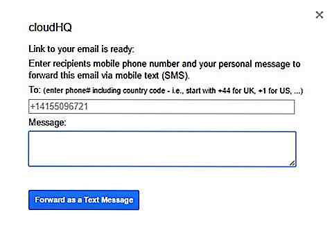 Cette extension Chrome vous permet d'envoyer des e-mails à n'importe quel numéro de téléphone mobile