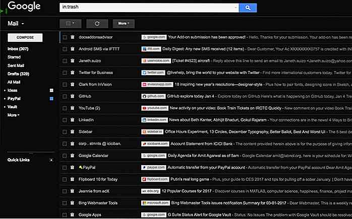Durchsuchen Sie den Google Mail-Posteingang schnell mit dieser Chrome-Erweiterung