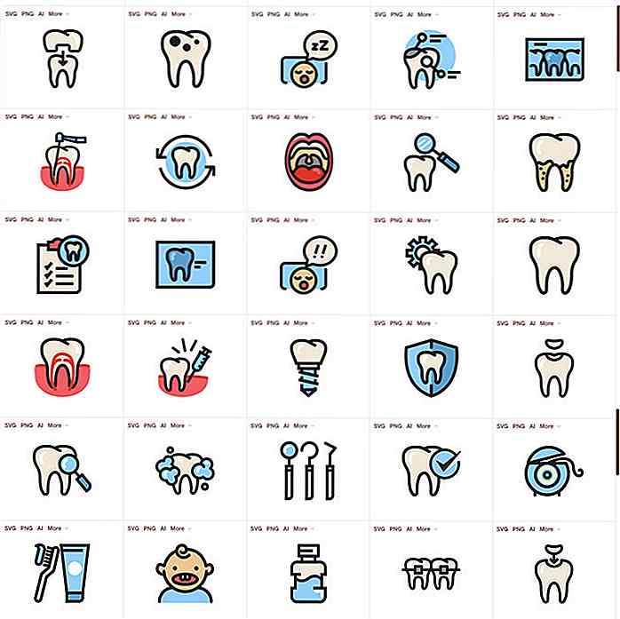30 kostenlose medizinische Icon-Sets, die Sie herunterladen können