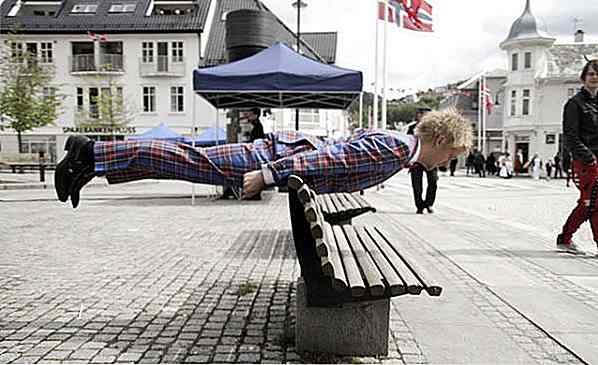 Photographie de planking: 45 exemples les plus créatifs de photos face cachée