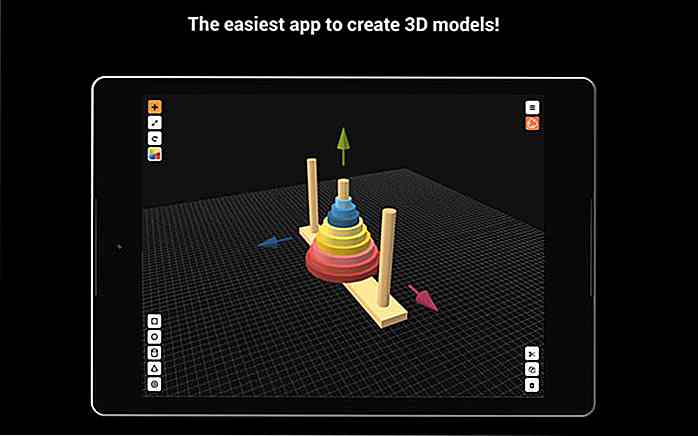 Huit applications mobiles pour la conception 3D et l'esquisse