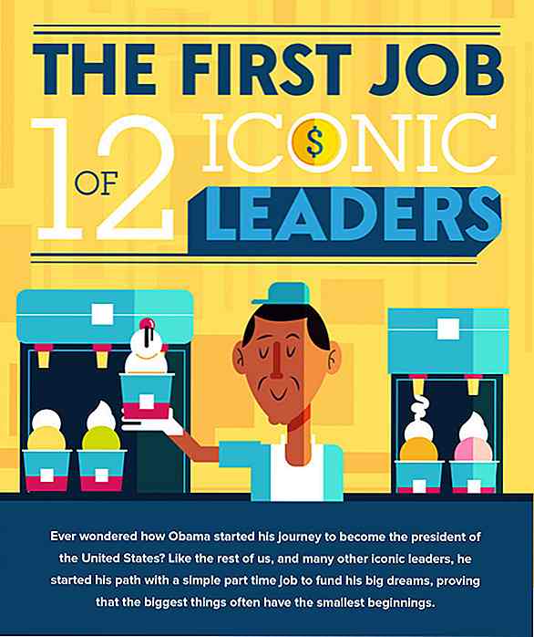 Lo que los líderes icónicos hicieron como sus primeros trabajos [Infografía]