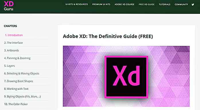 Aprenda Adobe XD gratis con esta guía web