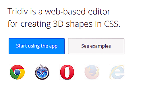 Crear forma CSS 3D con facilidad usando Tridiv