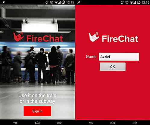Pruebe la mensajería sin conexión en dispositivos móviles con Firechat