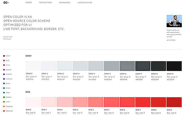 Open Color - UI-optimiertes Farbschema für Designer