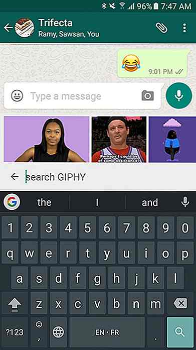La funcionalidad de búsqueda GIF ya está disponible en WhatsApp Beta