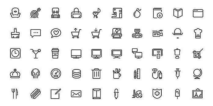 20 kostenlose, vielseitige Iconsets, die Sie mit einem Lesezeichen versehen sollten