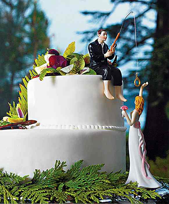 20 dessus de gâteau de mariage créatifs pour votre inspiration